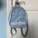 Adidas Bags | Adidas Mini Backpack Light Blue White And Black | Color: Blue/White | Size: Os