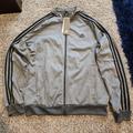 Adidas Jackets & Coats | Adidas Mens Large Essentials 3-Stripe Tricot Tracktop Jacket Cd8752. | Color: Gray | Size: L