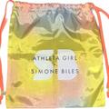 Athleta Accessories | Athleta Girl X Simone Biles Sunrise Color Drawstring Backpack | Color: Orange/Pink | Size: Height 15.5 In Length 14 In