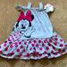 Disney Dresses | Minnie Mouse Dress Size 5- New With Tags! | Color: Gray/Pink | Size: 5g