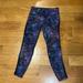 Athleta Pants & Jumpsuits | Athleta High Rise Interstellar Mesh Leggings- 7/8 Black Space Dye Size Small | Color: Blue/Purple | Size: S