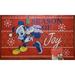 Disney Kitchen | Disney Accent Entry Rug Mickey Mouse Christmas Holiday Red 20" X 32" Carpet Mat | Color: Red | Size: Os