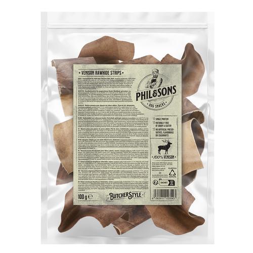 Phil & Sons Premium Hirschhaut - Sparpaket: 3 x 100 g