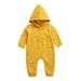 LBECLEY 18 Month Boy Clothes Summer Toddler Kids Baby Boys Girls Cute Cartoon Print Long Sleeve Hooded Romper Jumpsuit Outfits Clothes Boy Dog Jumpsuit Yellow 24M