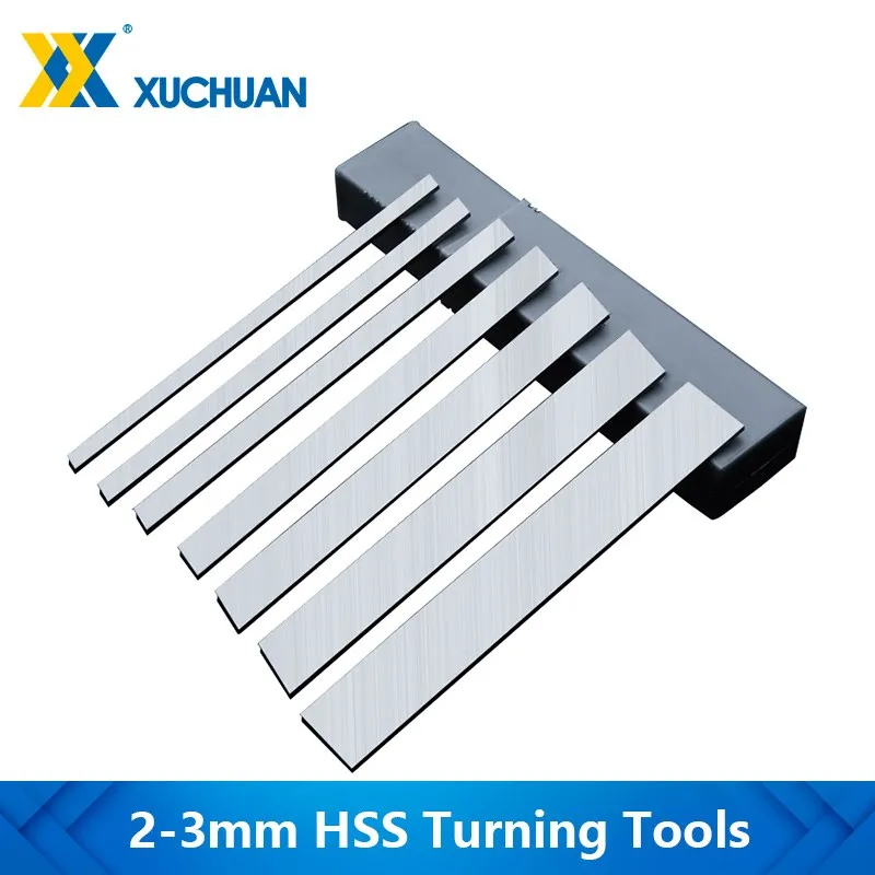 Outils de tour 2-3mm Haute Vitesse En Acier Outils de Tournage CNC Tour Tournant Outil Barre En Acier Blanc Tour Outils D'usinage Barre De Coupe
