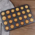 Moule antiadhésif à 24 cavités pour pâtisserie ustensile de cuisson pour gâteau muffin et dessert