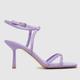 schuh samara strappy sandal high heels in lilac