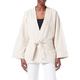 TOM TAILOR Damen Blazer Jacke mit Bindegürtel 1031246, 29517 - Sand Stone Beige, 40