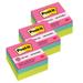 Post-it Notes Cube Bright Colors 3 in. x 3 in. 400 Sheets/Cube Pack of 3