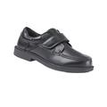 Blair Men's Dr. Max™ Leather One-Strap Casual Shoes - Black - 12