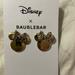 Disney Jewelry | Disney Baublebar Minnie Mouse Earrings | Color: Gold | Size: Os