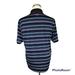 Adidas Shirts | Adidas Clima Lite Men's Golf Polo Shirt M Medium Striped Black Blue Pink S/S | Color: Black/Blue/Pink | Size: M