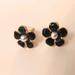 Kate Spade Jewelry | Kate Spade Floral Earrings W/ Pearl Bn! | Color: Black/White | Size: Os