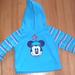 Disney Shirts & Tops | Disney Minnie Mouse Girl Fleece Hoodie Size 24 Months Blue White Pink Stripes | Color: Blue/White | Size: 24mb