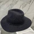 J. Crew Accessories | J Crew Fedora Wide Floppy Brim Wool Hat | Color: Gray | Size: Os