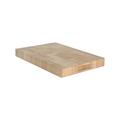 T&G 10932 Rectangular End Grain Chopping Board with Finger Grooves in Hevea, Medium, 38 x 26 x 4 cm