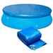 GuliriFei Solar Round Pool Cover for 6 8 10 12 15Ft Round Diameter Easy Set Dust Pool Cover Protector