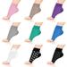 Go2 Compression Ankle Socks Plantar Fasciitis Foot Heel & Arch Support (White M 1 Pair)