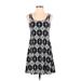 B Famous #USA Casual Dress - A-Line Scoop Neck Sleeveless: Black Dresses - Women's Size Small