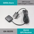 Connecteur en direct 5V RS232 GPS DB9 | Connecteur femelle récepteur GPS étanche module récepteur