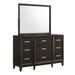 Picket House Furnishings Warren Dresser & Mirror in Merlot - Picket House Furnishings B.1140.DRMR