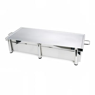 Eastern Tabletop 3259A Rectangular Grill Stand - 37 1/2" x 15 1/2", Aluminum, Silver