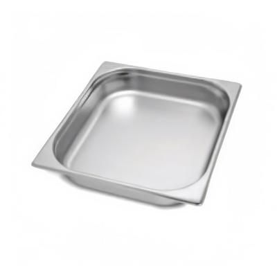 Eastern Tabletop 3914FP 6 qt Square Chafer Food Pan, Stainless, Silver