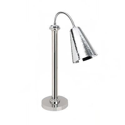 Eastern Tabletop 9691 1 Bulb Heat Lamp w/ Flexible Arm - Stainless Steel, 120v, Silver