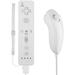 Remote Wiimote Nunchuck Controller for Nintendo Wii/Wii U Game Console White Remote