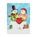 Trademark Fine Art Warm Welcome Snowman Canvas Art by Melinda Hipsher