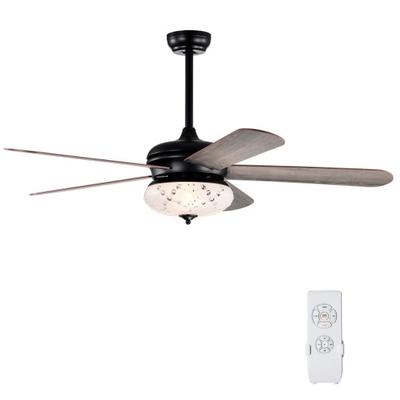 Costway 52 Inches Ceiling Fan with Remote Control-...