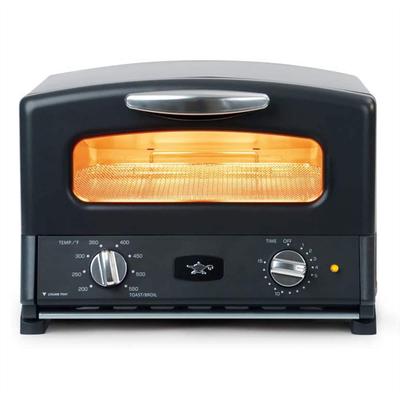 Sengoku SET-G16A(K) HeatMate Graphite Technology Toaster Oven, 120 Volt, Black - 15.7