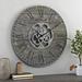 Industrial FarmHome Round Oversized Wall Clock