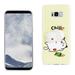 [Pack Of 2] REIKO SAMSUNG GALAXY S8 EDGE TPU DESIGN CASE WITH 3D SOFT SILICONE POKE SQUISHY SLEEPING CAT