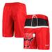 Men's G-III Sports by Carl Banks Red Chicago Bulls Sea Wind Swim Trunks