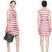 Kate Spade Dresses | Like New Kate Spade Sicily Pink & White Kite Stripe Knee Length Sleeveless Dress | Color: Pink/White | Size: 6