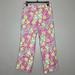 Lilly Pulitzer Pants & Jumpsuits | Lilly Pulitzer Textured Pink Green Yellow Rock A Hula Monkey Print Pants Sz 6 | Color: Green/Pink | Size: 6