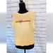 Disney Tops | Disney Parks Walt Disney World Resort Women's Medium Cropped Yellow Tank Top Nwt | Color: Yellow | Size: M