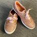 Kate Spade Shoes | Keds X Kate Spade Rose Gold Glitter Champion Sneakers 2 | Color: Gold/Pink | Size: 2g