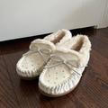 J. Crew Shoes | J Crew Cozy Moccasin Slippers | Color: White | Size: 7