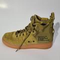 Nike Shoes | Nike Sf Air Force 1 Mid Shoes Desert Moss/Gum Size 7y | Color: Green | Size: 7b