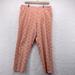 Free People Pants & Jumpsuits | Free People Womens Printed Linen Blend Trousers Sz Large | Color: Gold/Pink | Size: L