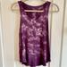 American Eagle Outfitters Tops | American Eagle Tie Dye Tank Top | Color: Purple/White | Size: S