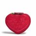 Coach Bags | Coach Embossed Liquid Gloss Heart Jewelry Pouch New With Tag | Color: Red | Size: Os
