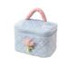 Yixx 2Pcs Makeup Bag Large Capacity Lovely Corduroy Ins Candy Colors Cosmetic Bag for Travel