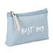 VerPetridure Best Day Cotton Linen Large Capacity Cosmetic Bag Multifunctional Travel Cosmetic Bag Coin Purse Light Blue Cotton And Linen Large-Capacity Cosmetic Bag Multi-function Travel Cosmetic Bag