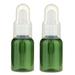 2pcs Green Dropper Bottles (35ml ) for Essential Oils Storage with Rubber Eye Dropper for Storing Essential Oils Perfumes And Other Liquid