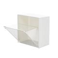 Dtydtpe Bathroom Organizer Wall-Mounted Storage Storage Storage Box Box Creative Wall Flip-Up Storage Small Home Box Transparent Object Bathroom Products