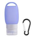 TureClos Travel Bottle Soft Silicone Portable Sub Storage Bottle Hanging Small Empty Container 40ml Blue