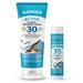 Badger Mineral Sunscreen Combo SPF 30 Cream & SPF 35 Face Stick Organic Reef Safe Broad Spectrum Water Resistant with Zinc Oxide Unscented - 2 pack